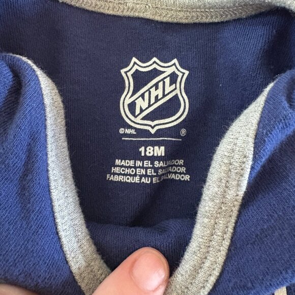 Toronto Maple Leafs Baby Shirt Blue Size 18 months NHL Hockey - Picture 5 of 7